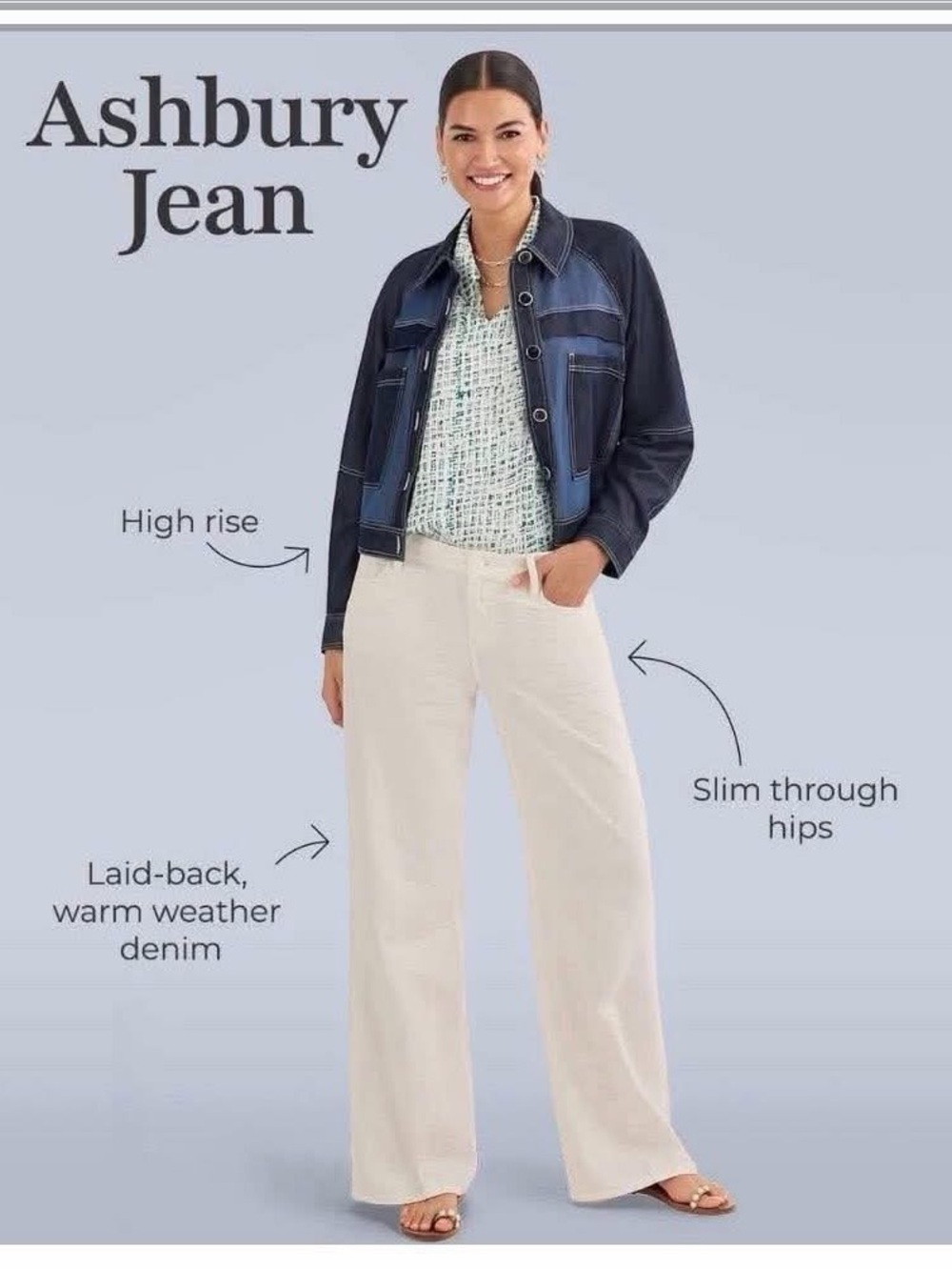 CAbi Ashbury High-Rise Wide-Leg Jeans in white